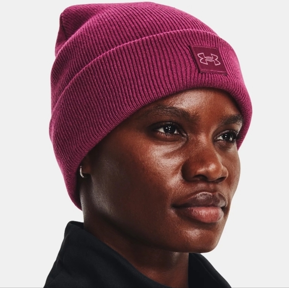 Under Armour Cuff Beanie Purple - Picture 2 of 3